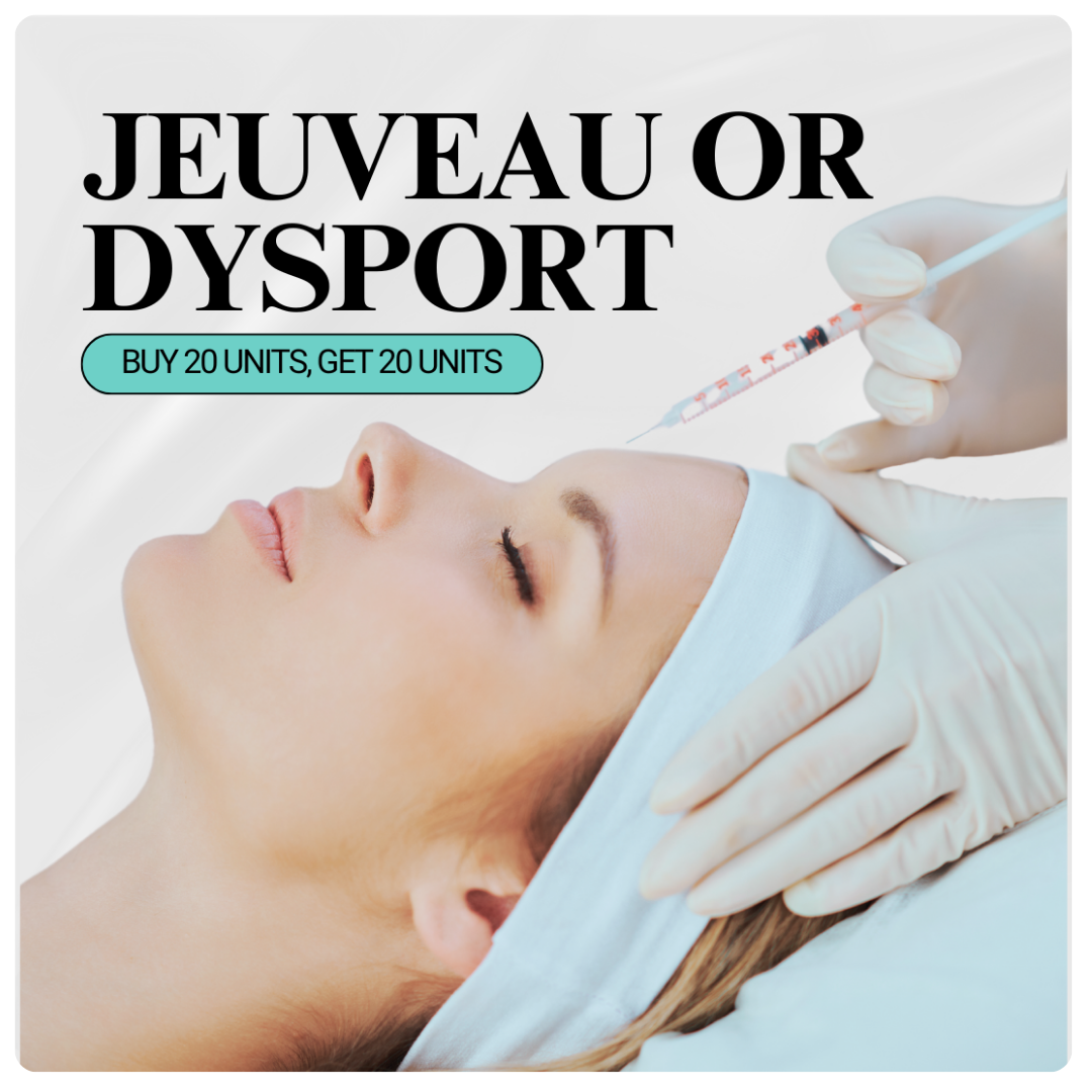 Buy 20 Units of Jeuveau or Dysport, Get 20 Units